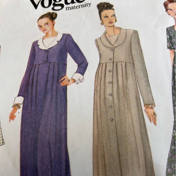 Vintage Vogue 1833 Maternity Pattern - size 20-22-24 - uncut - Picture 4 of 9